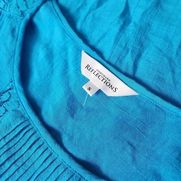 Northern Reflections Lightweight Peasent Blouse Sm NWOT - Picture 7 of 11